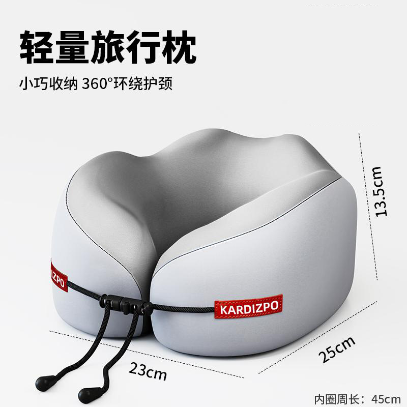 almohada de algodón de memoria almohada de viaje almohada de cuello almohada de avión almohada de cuello almohada de columna cervical almohada de cuello almohada portátil