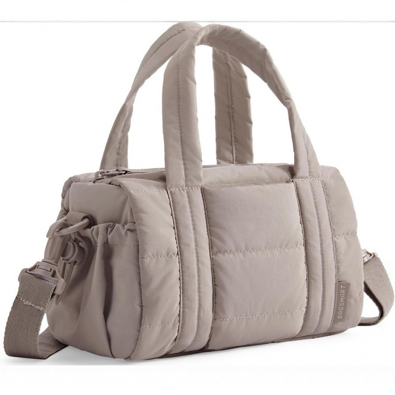 Cross-Border New Women's down Handbag with Top Handle, Lightweight Handmade Waterproof Nylon Fluffy Shoulder Wallet