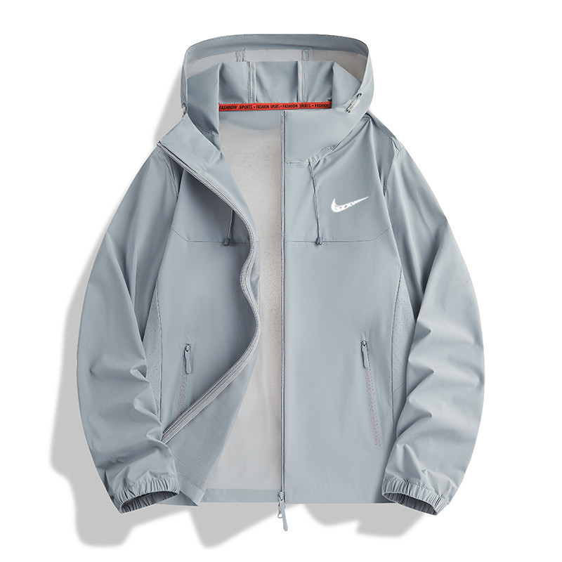 Summer Thin Loose-Fitting Men's Sun Protection Clothing Trendy Ice Silk Men's Anti-Uv Jacket Hooded Breathable Fishing Clothing Summer Thin Loose-Fitting Men's Sun Protection Clothing Trendy Ice Silk Men's Anti-Uv Jacket Hooded Breathable Fishing Clothing