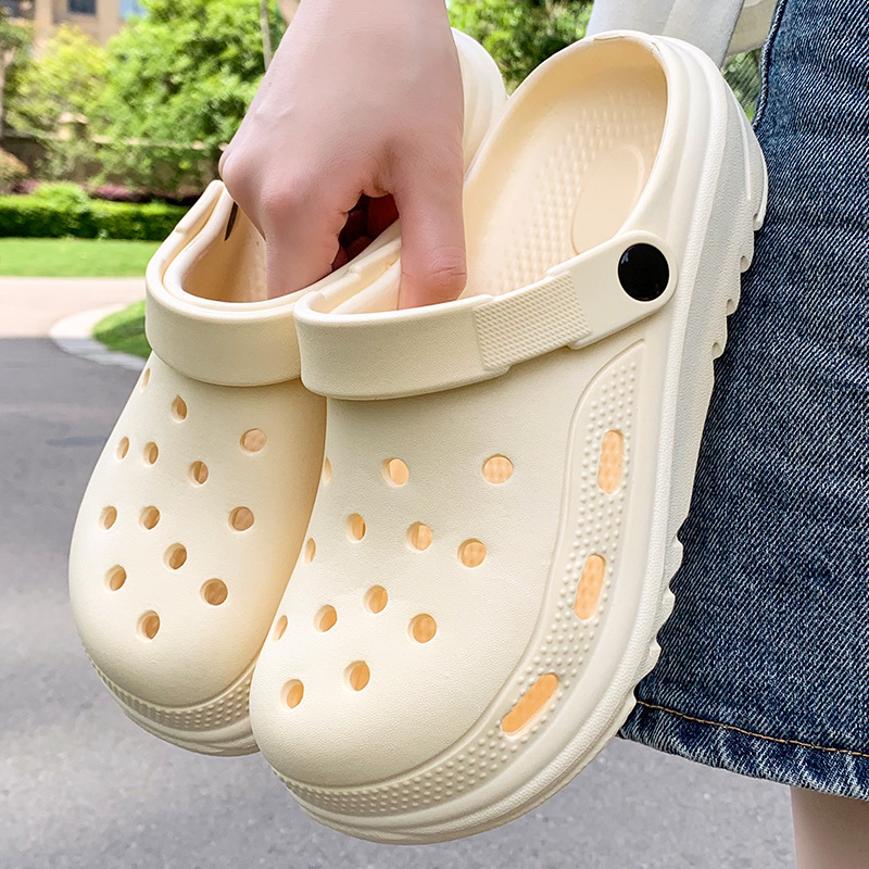 Zapatos Dongdong transpirables nuevos tipos de enfermeras de moda lindos y ligeros al aire libre 2026 verano sandálias al aire libre image 24