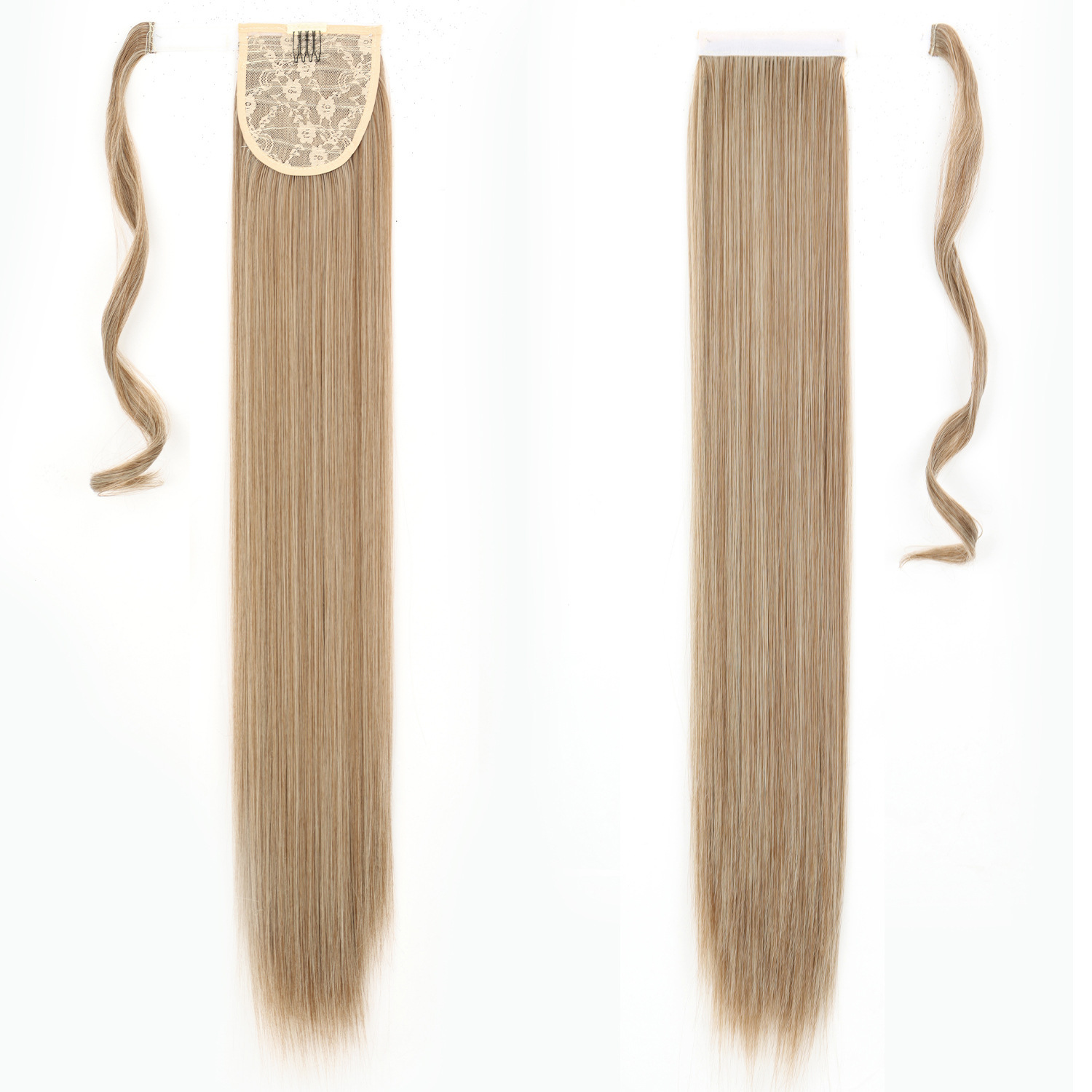 85CM larga seda de alta temperatura cabello recto cabello caballo fibra química caballo cabello