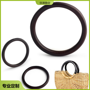 Manufacturer's Classy Professional Customized 12cm Circle Plate Luggage Handle Woven Mesh Wine Bottle Handle Customized Model