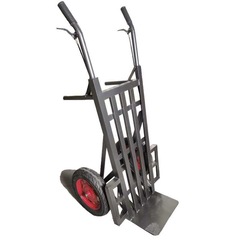 Agricultural two-wheeled trolley with brake, cargo trolley, tiger trolley, small trolley, trailer, cargo trolley, thickened