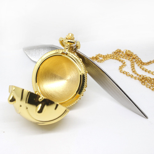 New recommended movie peripheral Elf original Snitch keychain necklace jewelry pendant metal small gift