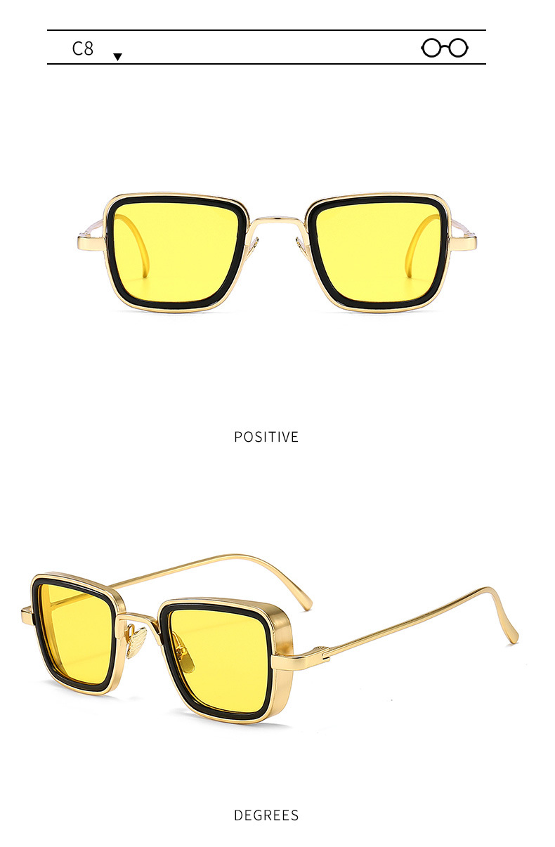60g Weight Full Frame Glasses Structure Sunglasses Classification Ac, UV400 Protection Lens Material Square Glasses Style Travel Occasion Solid Color Pattern Men'S Gender Classic Style Style Classic Style Solid Color Ac UV400 Protection Square Full Frame Men's Sunglasses 12