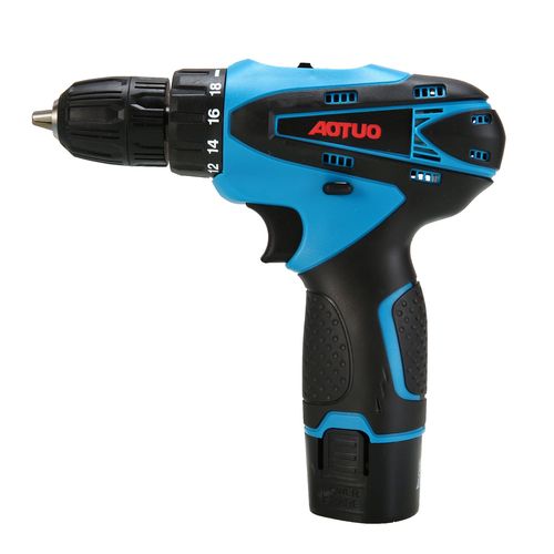 12V electric screwdriver set, lithium battery rechargeable drill, electric screwdriver driver, pistol drill wholesale