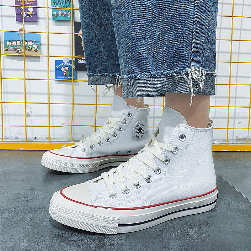 Putian shoes patriotic converse canvas shoes 1970s lovers shoes black high-top casual men's shoes women's shoes sports skate shoes