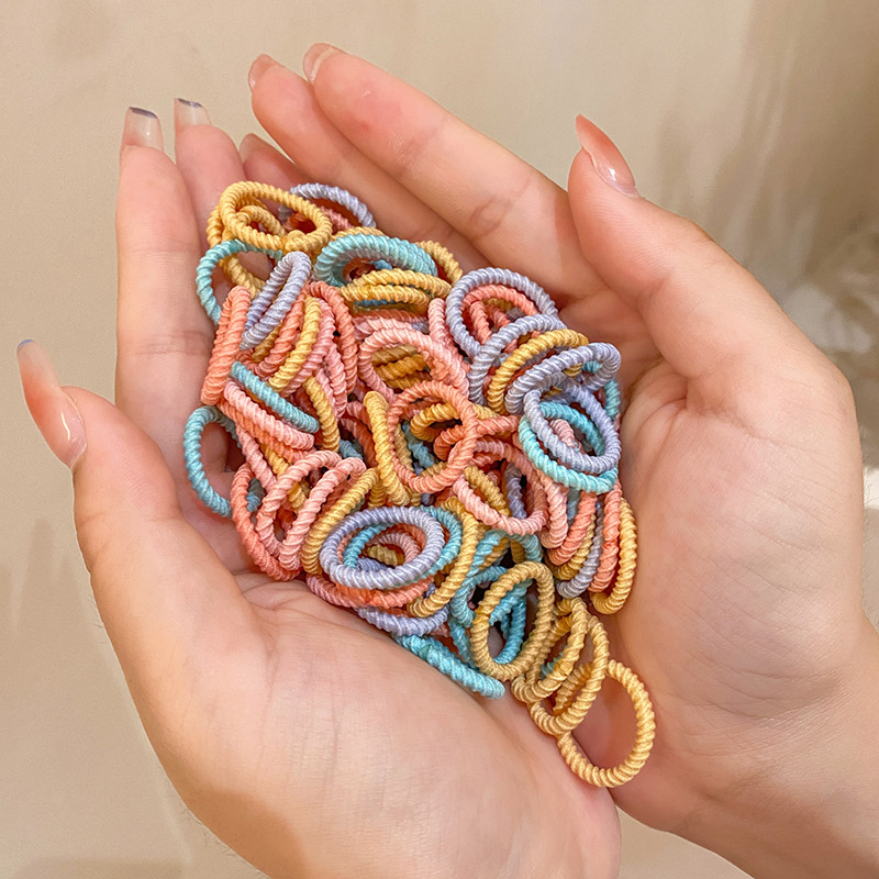 Cabello de niños banda de goma anillo de cabello de cabello de cabello de niña no daña cabello de niña banda de cabello de cabello de cabello de cabello