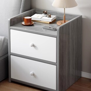 Small Bedside Table Simple Modern Household Bedroom Storage Small Cabinet Simple Storage Rack for Rental Room Bedside Cabinet