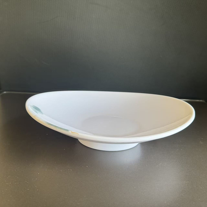 密胺创意元宝形装菜盘餐厅酒楼盘子火锅凉菜盘四方炒饭盘牛肉片盘