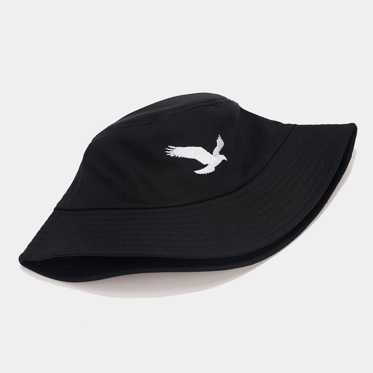 2025 nuevo águila bordada sombrero de pescador sombrero de sol hombre y mujer moda versátil sombrero de sol pareja sombrero de marea image 5