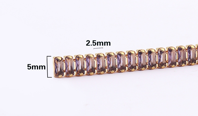 Fashion Geometric Copper Inlay Zircon Bracelets display picture 1