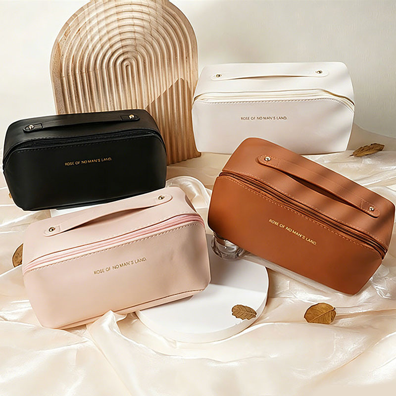 Bolsa de maquillaje de almohada de alto valor facial, bolsa de órgano, bolsa de almacenamiento portátil de viaje portátil, bolsa de lavado gruesa