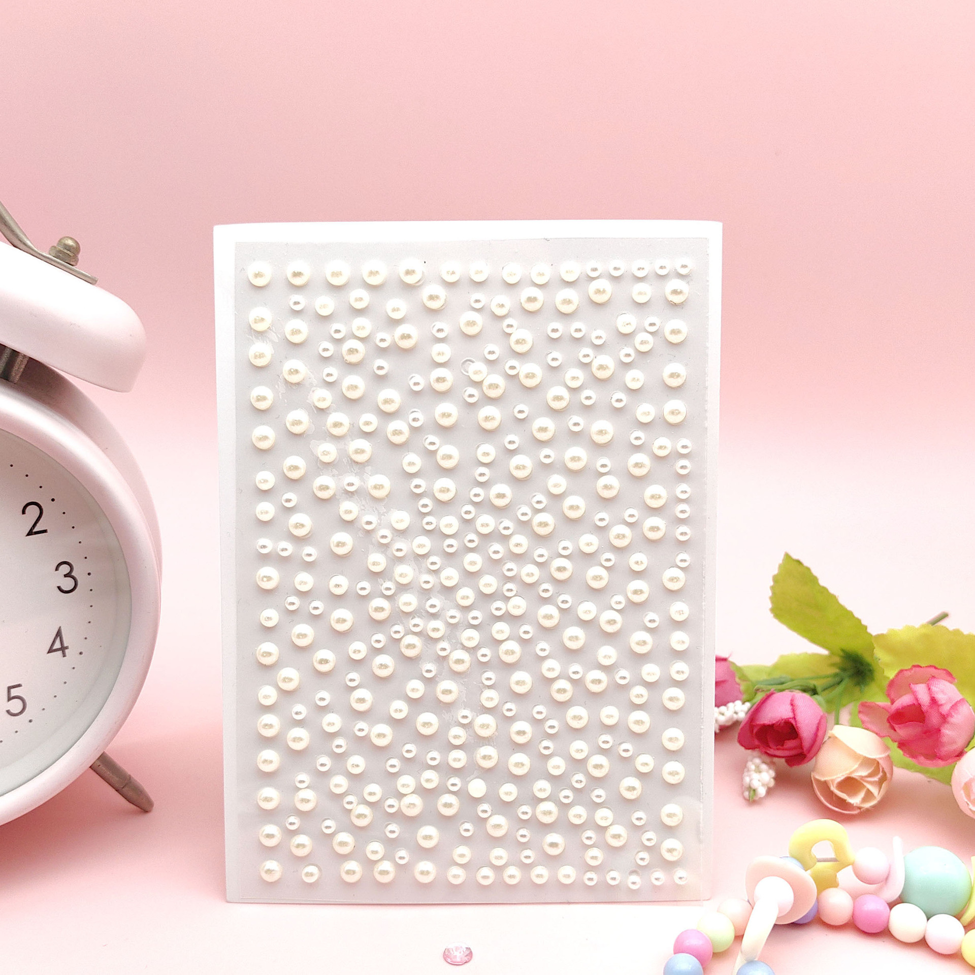 진주 안개꽃 (유백색) 10*14.5CM