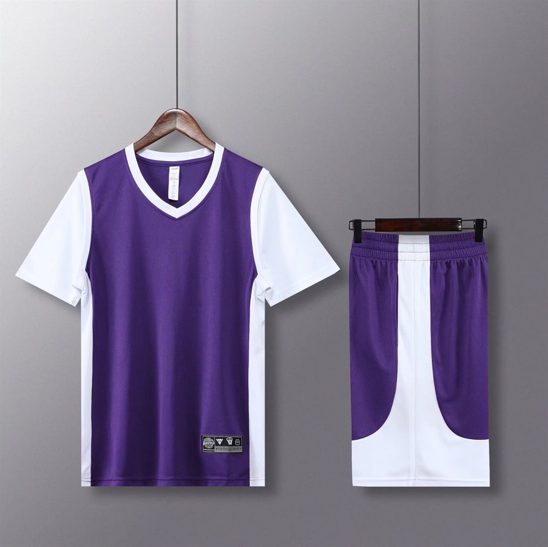Women's Basketball Uniform suit Men's Team Competition Fake Two-piece Jersey Short-sleeved Basketball Training Uniform Training Camp Uniform