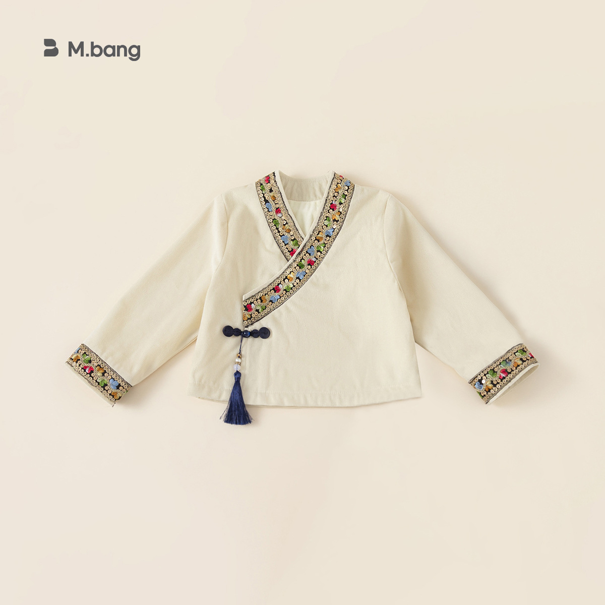 Youbao ropa infantil chaqueta de estilo nacional de invierno y otoño ropa de niñas nueva chaqueta de botón de estilo chino de estilo chino chino ropa de invierno