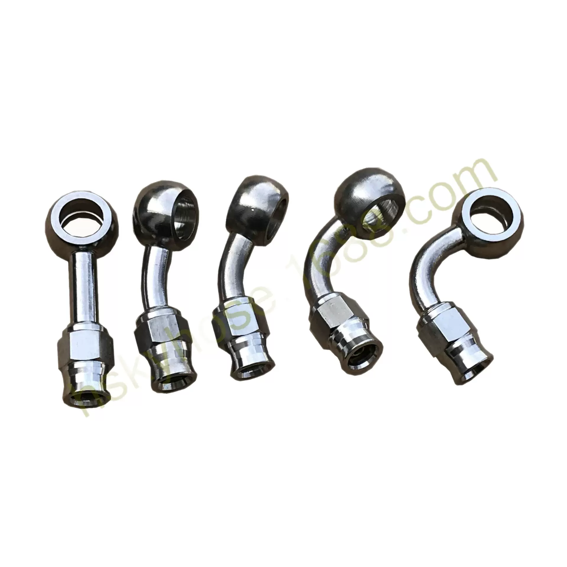 AN3不锈钢接头0度 28度  45度 90度接头 刹车管钢喉 刹车油管通用