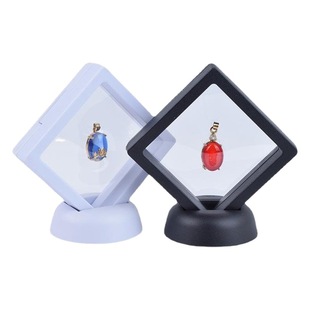 PE film suspension box transparent film jewelry storage box ring earrings dustproof packaging box anti-oxidation display box