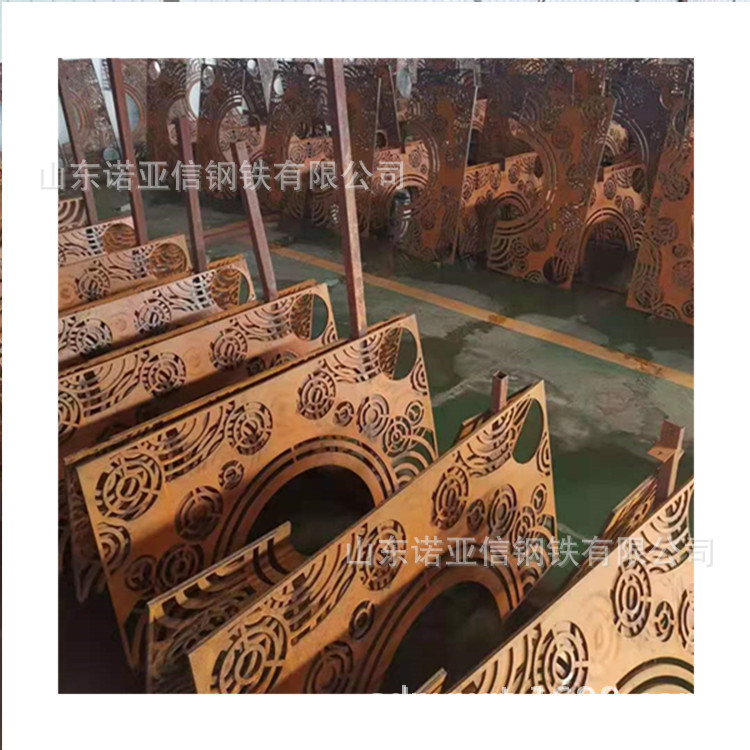 厂家供应09CuPCrNi-A耐候钢板 激光剪切美化园林造型 耐大气腐蚀