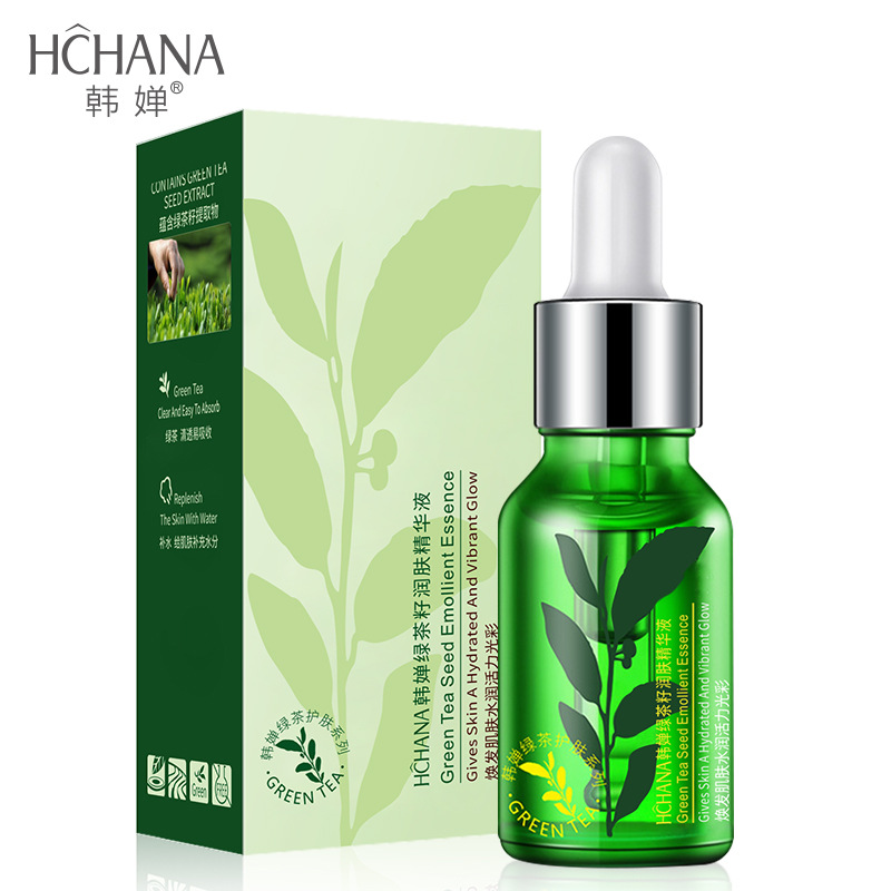 Sérum Facial de Semilla de Té Verde Hidratante, Humectante para Rostro