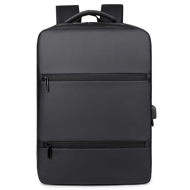 Mochila de computadora para hombre recargable USB nueva al por mayor transfronteriza 2024 mochila de almacenamiento de cercanías de negocios de gran capacidad