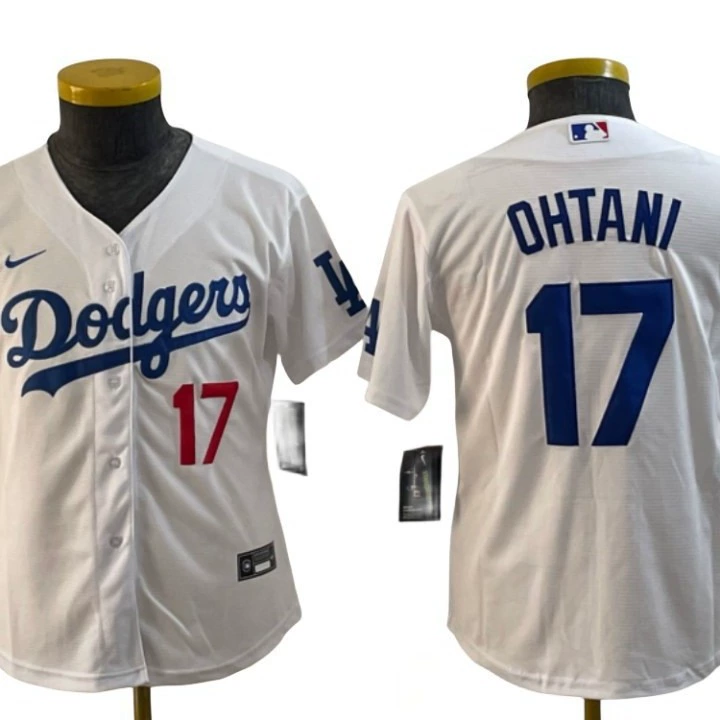 US-профессиональная форма Dodgers/Dodge, бейсбольный джерси №17 Ohtani для мужчин, женщин и детей