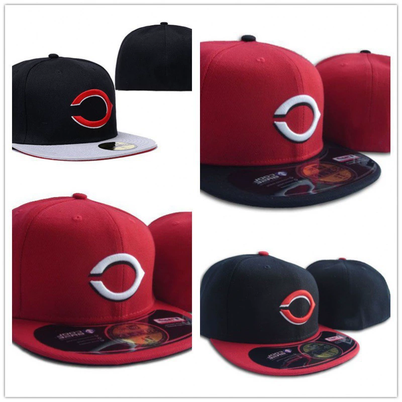 [Cincinnati Reds] Закрытый солнцезащитный козырек, пара шляп, вышитая шляпа, полноразмерная бейсболка
