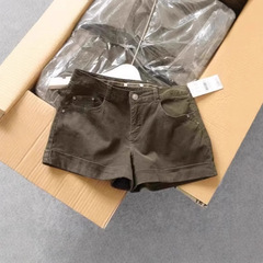 レトロな小衆カーリングデザイン感デニムパンツ女性夏の新型ハイウエストで痩せています。