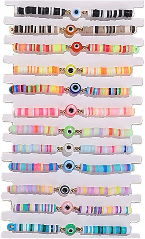 Evil Eye bracelet handmade Mexican bracelet for women girls adjustable bracelet Ham protection beaded anklet