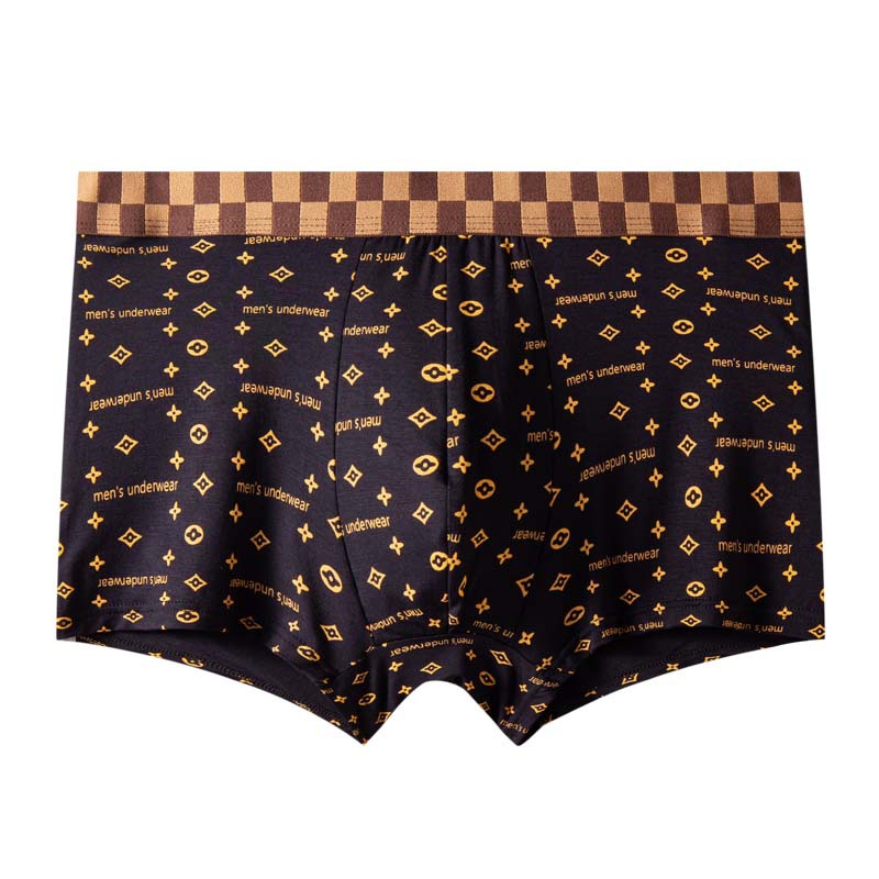 Calzoncillos de los hombres de la ropa interior de los hombres modal nuevo impreso cómodo agradable a la piel de grafeno de moda personalizada boxer shorts