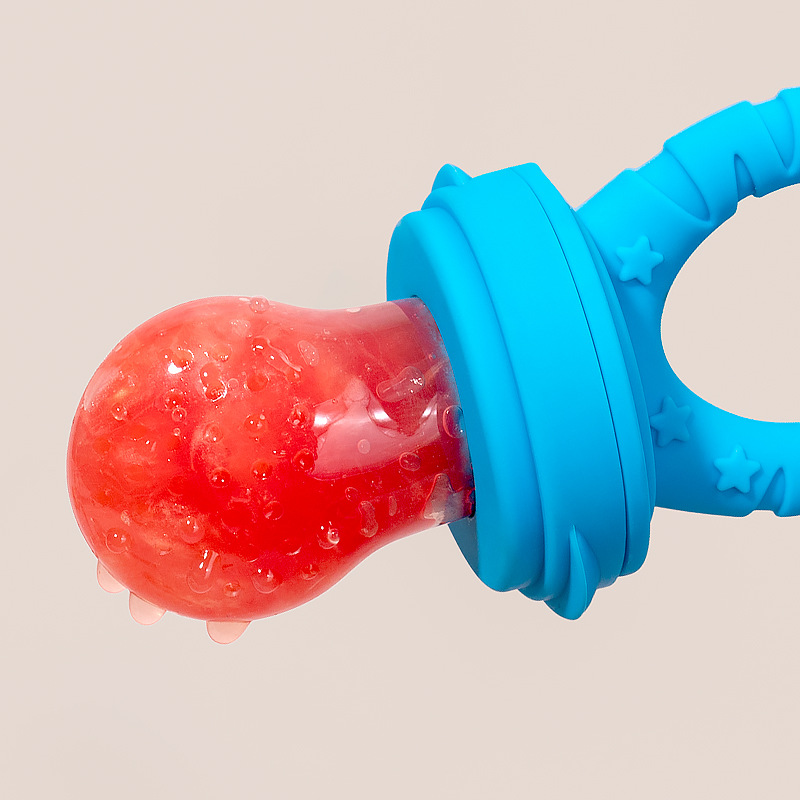 Baby food grade silicone bite music complementary food fruit fruit and vegetable tooth glue baby teething molars pacifier