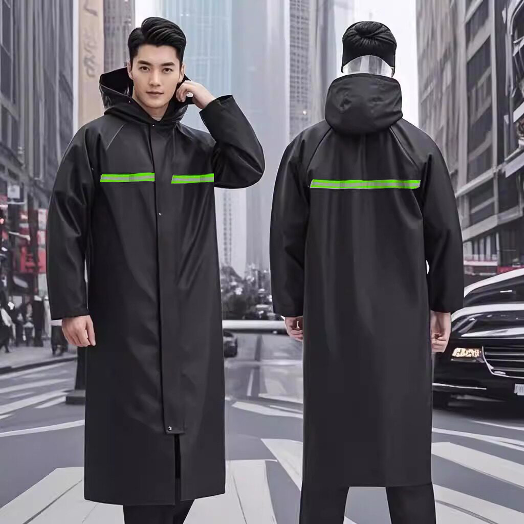 Long raincoat