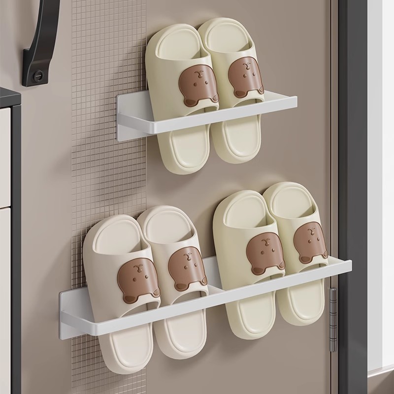 磁気フック玄関ドア傘収納ボックスドア後部収納ラック靴ラックバッグコートティッシュペーパー壁掛けラック