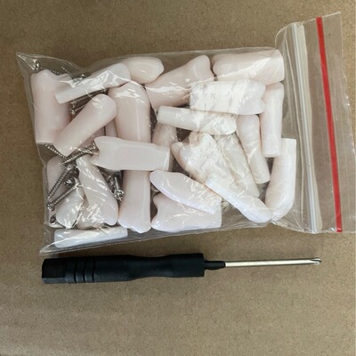 28牙一套28颗包邮口腔仿真头模树脂牙粒备牙标准考试专用牙离体牙