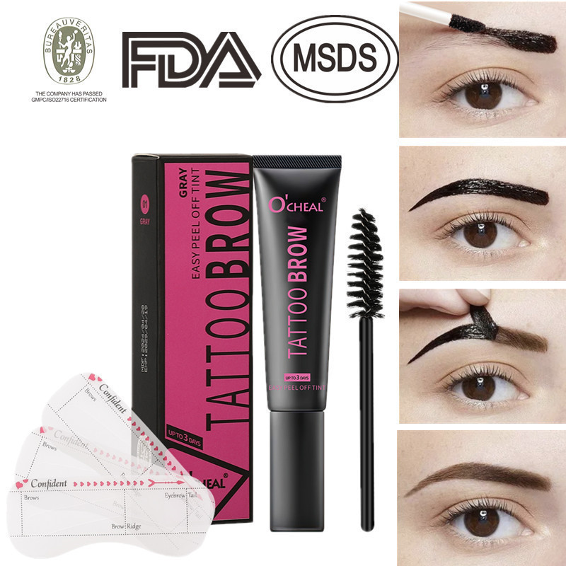Ocheal Peel-Off Eyebrow Gel, Long-Lasting Peel-Off Quick Eyebrow Dye, Non-Smudge-Proof, Sweat-Proof, Waterproof, Easy to Apply, Cross-Border Ocheal Peel-Off Eyebrow Gel, Long-Lasting Peel-Off Quick Eyebrow Dye, Non-Smudge-Proof, Sweat-Proof, Waterproof, Easy to Apply, Cross-Border