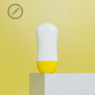 50ml Oval Sunscreen Bottle Plastic Empty Bottle Blowing Bottle Squeeze Bottle Hand Cream Bottle Sunscreen Bag Material Skin Care Bottle