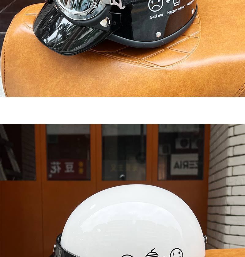 Retro Motorcycle Style Helmet