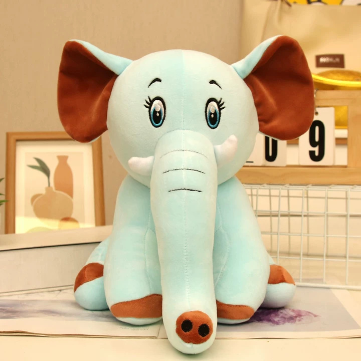 Juguete de peluche grande de 12 pulgadas de 40 cm, empuje de tierra, muñeca de agarre de regalo, evento de juguete interactivo de muñeca de boda