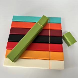 Thread Incense Tube Colorful Series PP Material Food Grade Incense Tube 50g Capacity 21cm Long Portable
