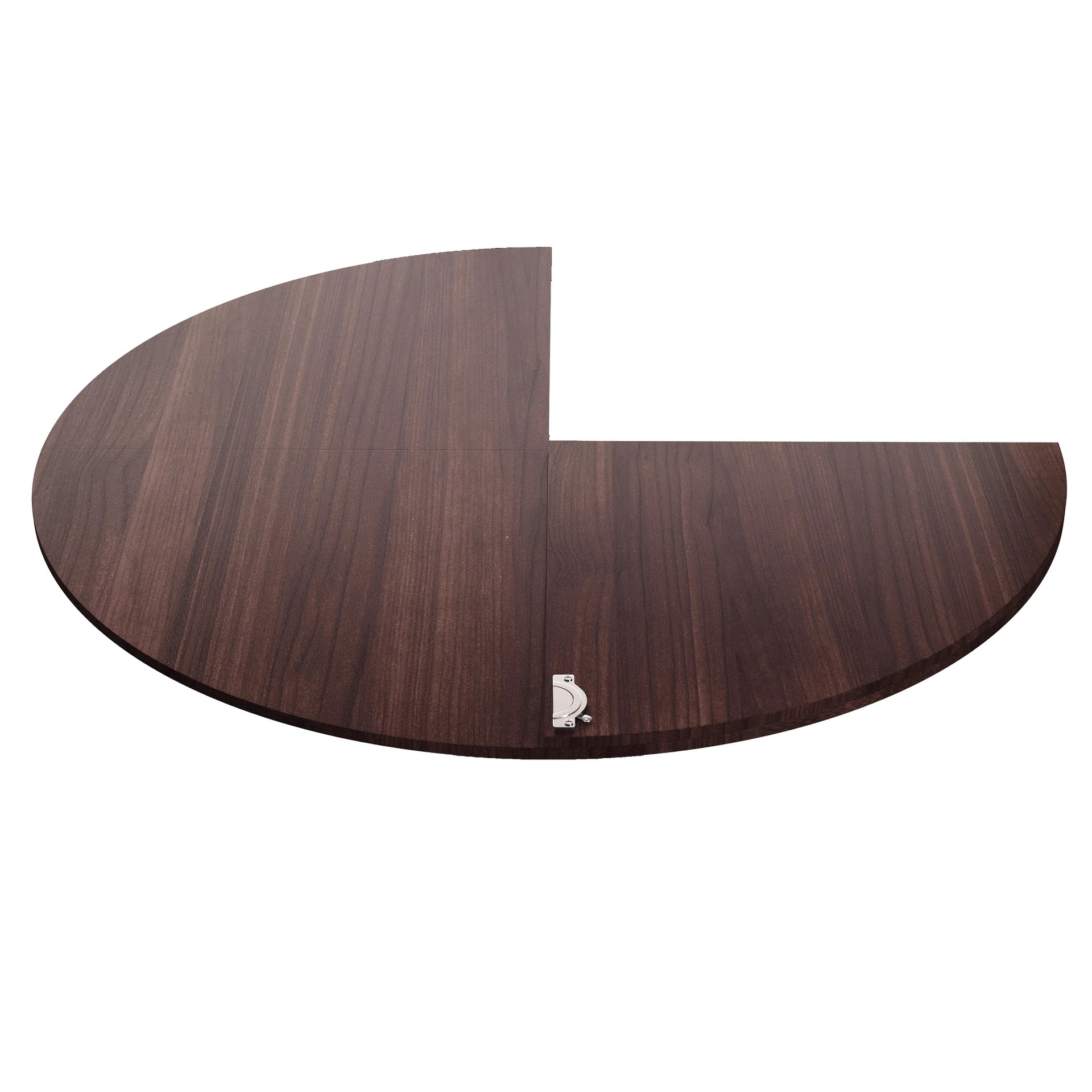 1.4m quarter table single desktop [black walnut color]
