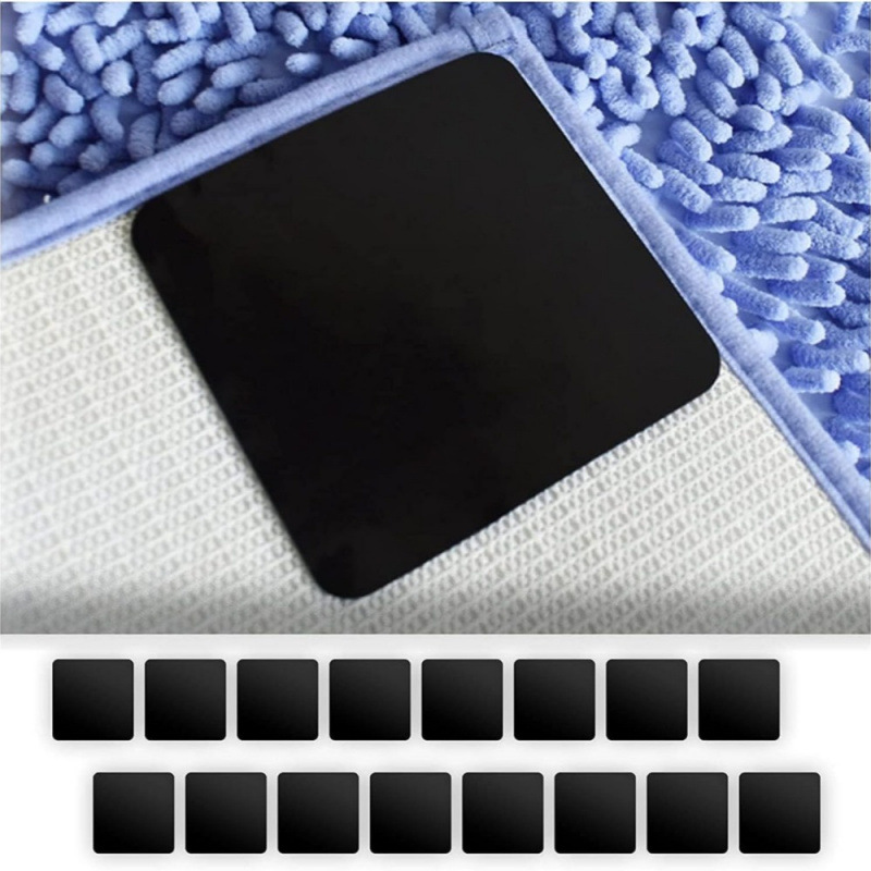 跨境亚马逊正方形地毯防滑贴可水洗重复使用地毯胶带无痕地毯抓手