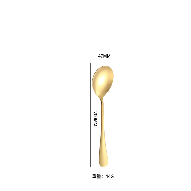샐러드 스푼 - 골드