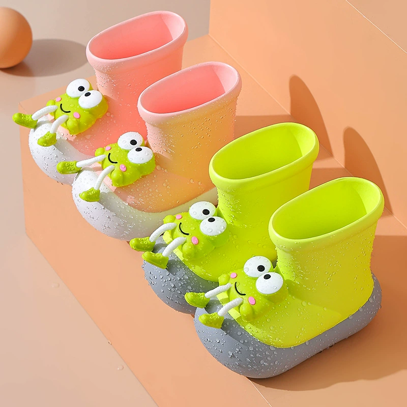 Детские дождевые сапоги женские водяные сапоги новые дождевые сапоги нескользящая водонепроницаемая обувь для девочек детское детское детское детское водное обувь
