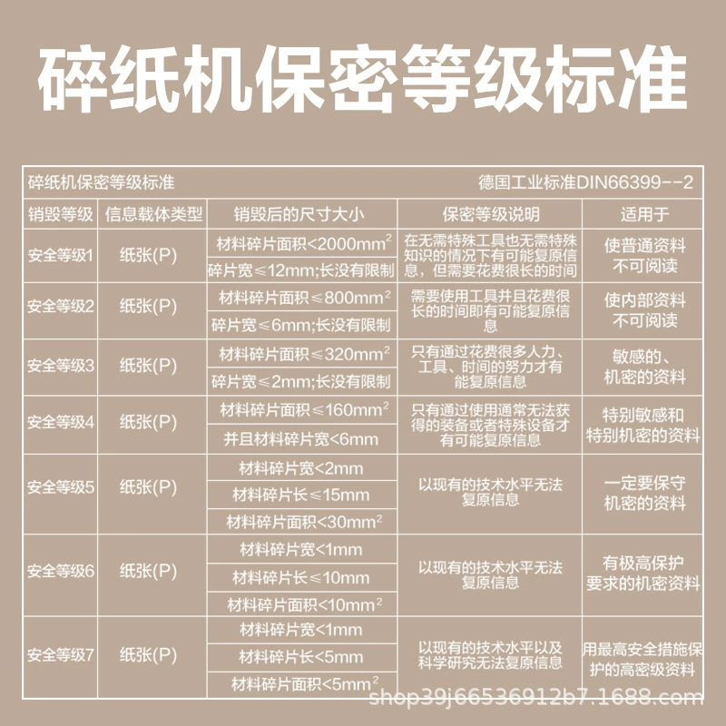 得力 GA630碎纸机办公室全自动低噪音商用家用大功率文件粉碎机