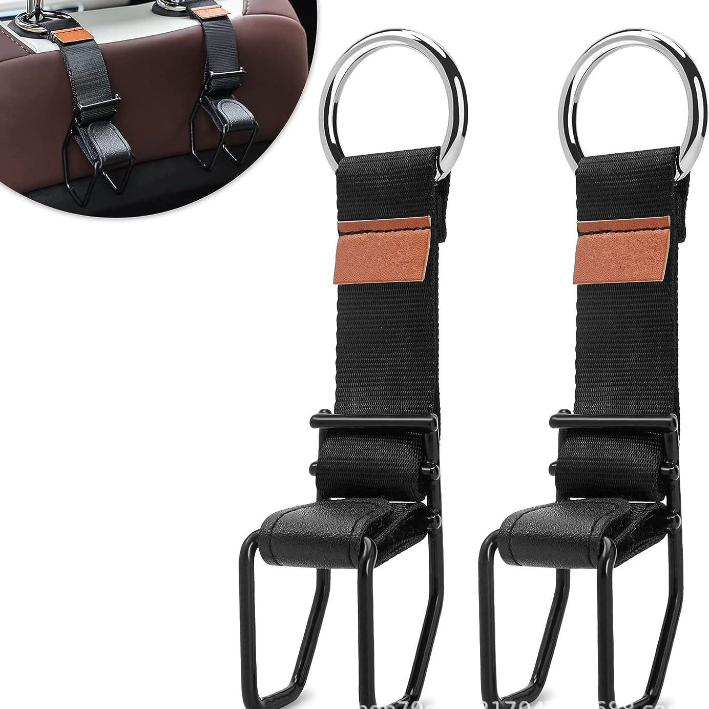 Новые автомобильные крючки для спинок сидений, многофункциональные крючки для салона автомобиля, для хранения и организации вещей на подголовнике и спинке сиденья.