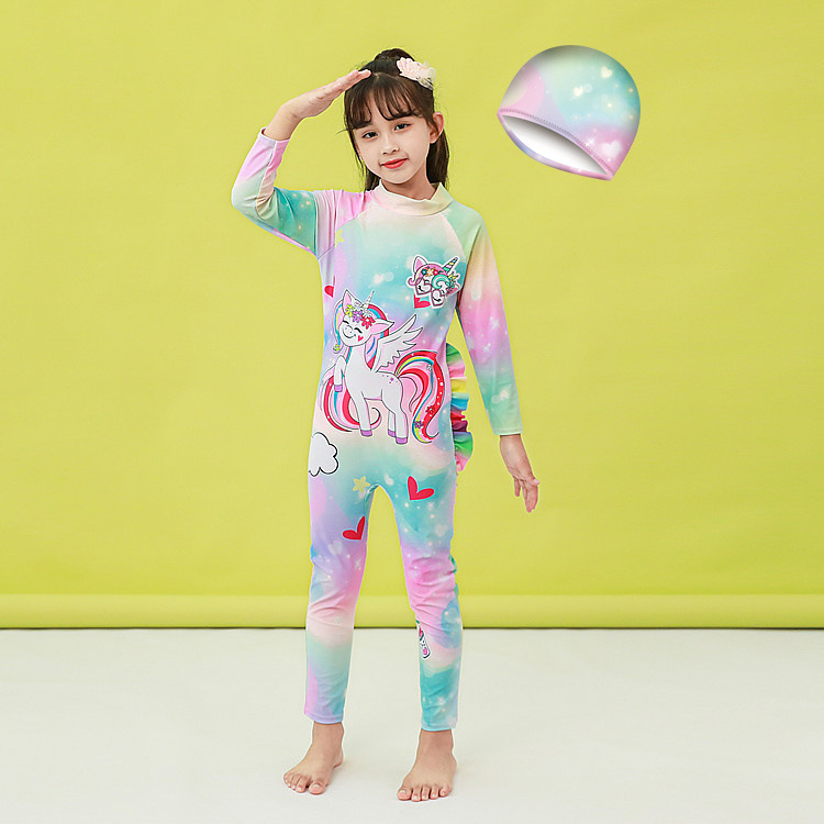 Trajes de baño para niños, tallas pequeñas a grandes, trajes de baño de una pieza con dibujos animados para bebés, estudiantes, aguas termales, trajes de baño de secado rápido para bebés y niños pequeños.