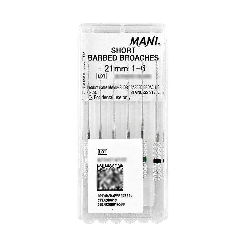 Material dental Mani Mani aguja dental de algodón sonda dental sin Mango aguja nerviosa con mango aguja de extracción de médula ósea aguja de lavado de médula ósea Lima oral