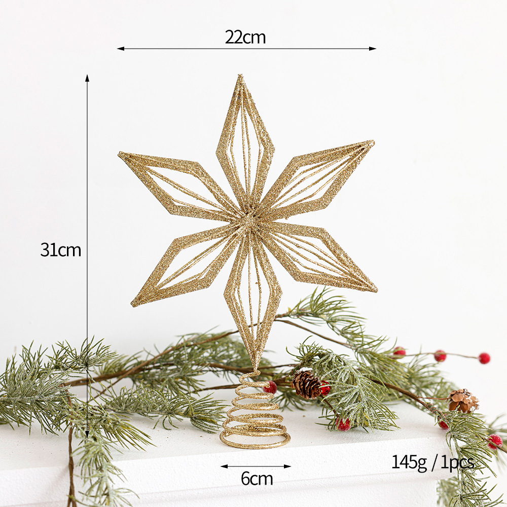 Oro estrella hexagonal