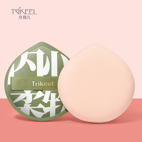 Chuanqi'er's new marshmallow powder puff, enlarged and thickened makeup sponge, drop-shaped air cushion puff, wet and dry use