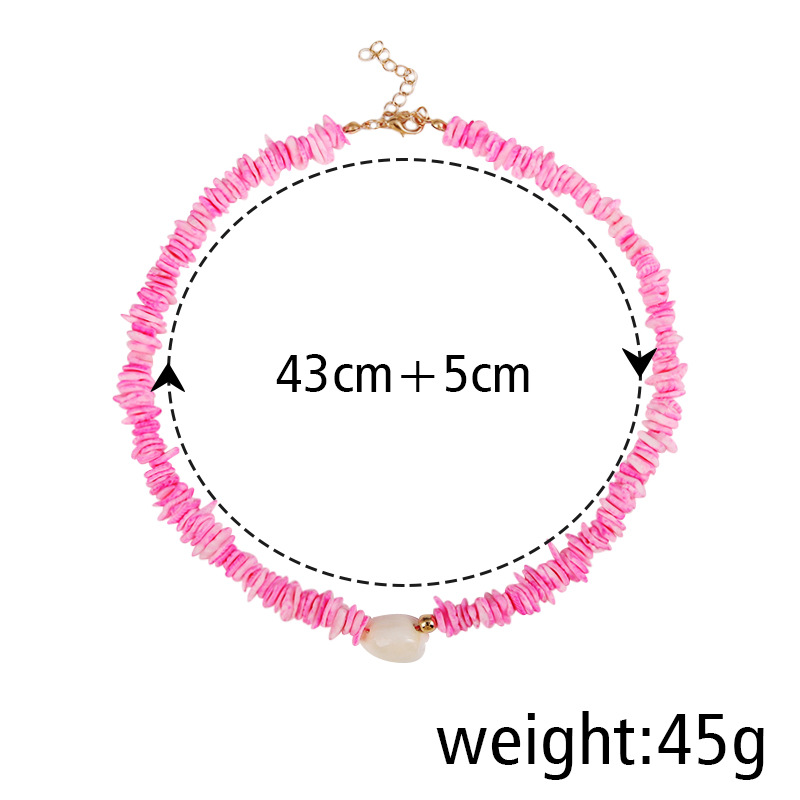 1 Piece Fashion Geometric Shell Plating Womenu0027S Necklace